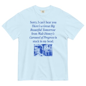 Carousel of Progress heavyweight t-shirt