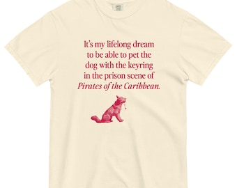 Pirate Jail Dog Shirt | Pirate Caribbean Inspired | “here Doggie