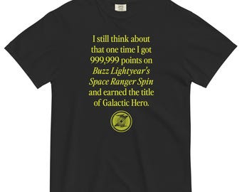 Space Ranger Spin schweres T-Shirt