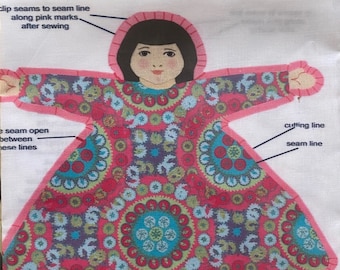 Cut and Sew Doll Pattern: Simple Sewing Instructions
