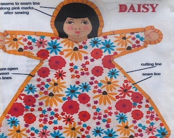 Cut and Sew doll, simple instructions.