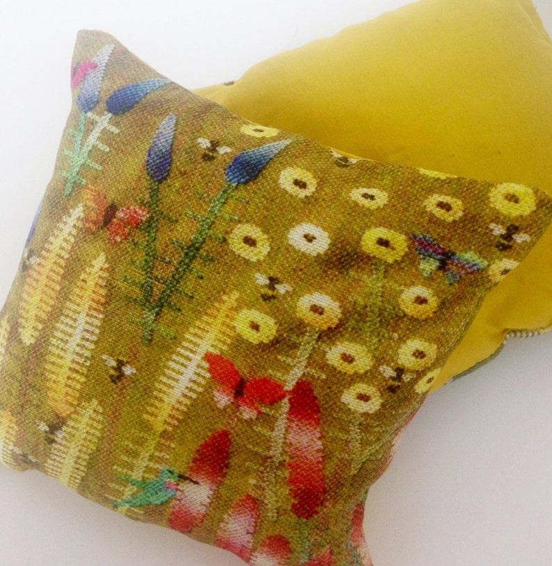 Prairie Goldenrod floral sachet filled with Lavender image 1