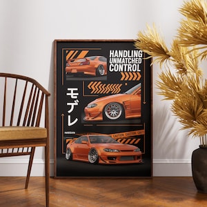 Nissan Silvia S15 Poster | The Undisputed JDM Drift King