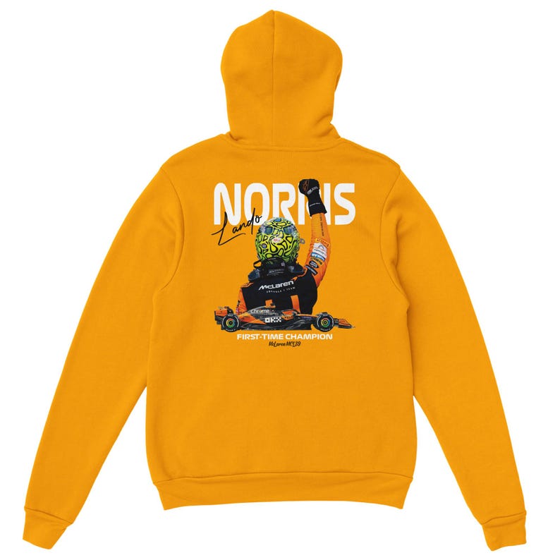 Unisex Lando-Norris Hoodie Sweatshirt Harajuku Cartoon Hip Hop