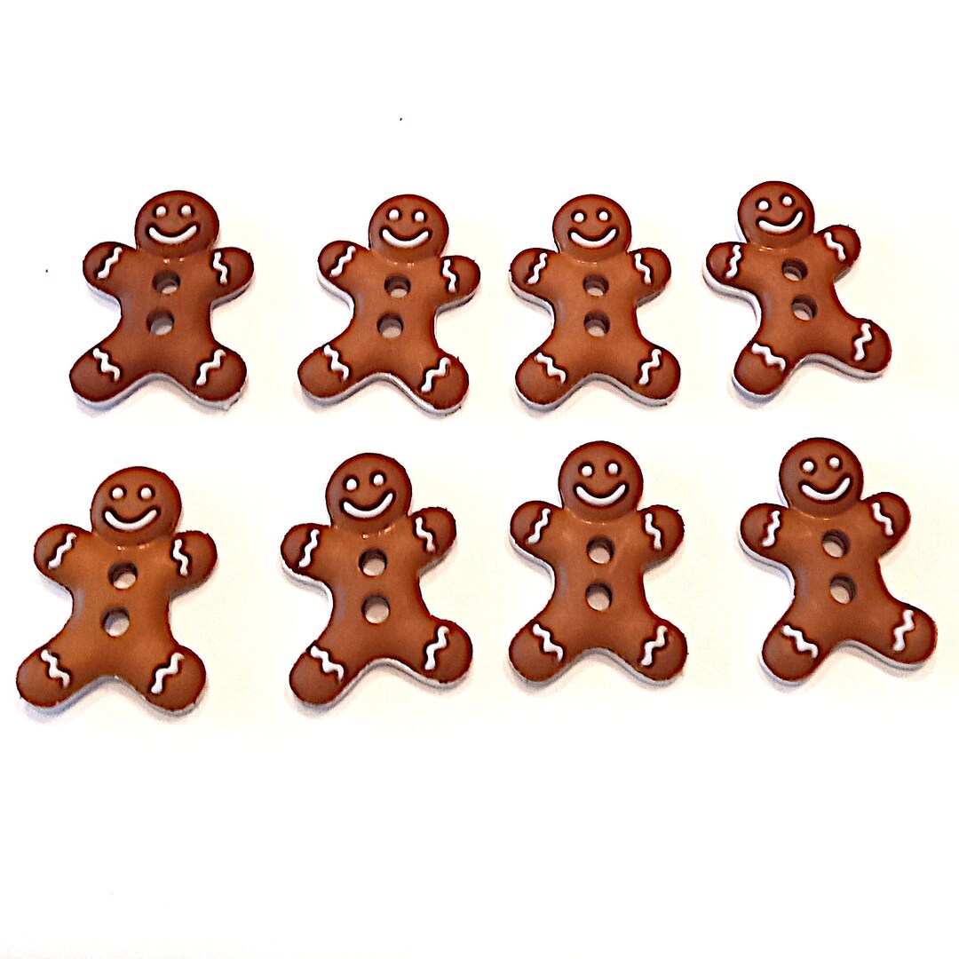 NEW Gingerbread Man Buttons Buttons Holidays Christmas. Etsy