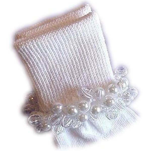 Simply Elegant Beaded Socks, First Communion socks, Baptism socks, Christening, pearl, holiday, girls socks, flower girl socks, sparkle