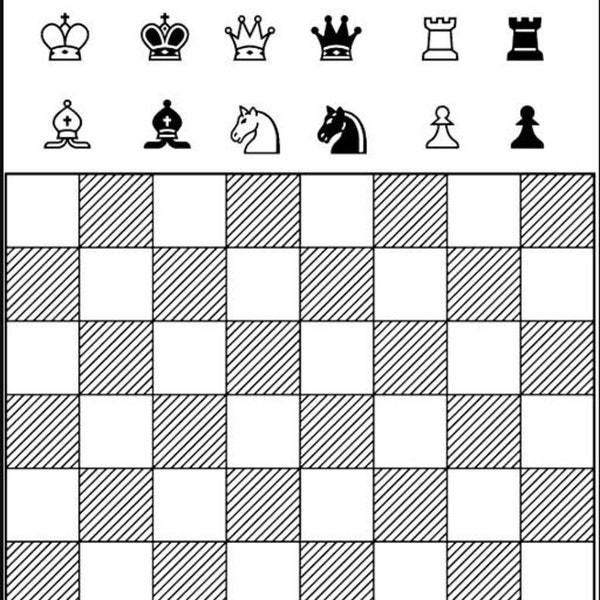Papercraft Chess Set - Etsy