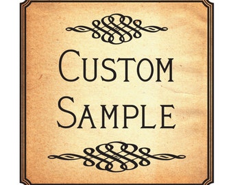 Sample Custom Proof