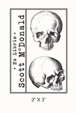 Personalized Anatomical Skulls Human Anatomy Ex Libris - Etsy