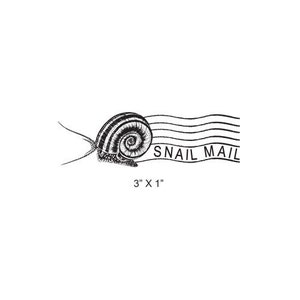 Snail Mail Post Mark Mail Art Rubber Stamp 384