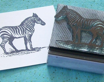 Zebra Rubber Stamp 047