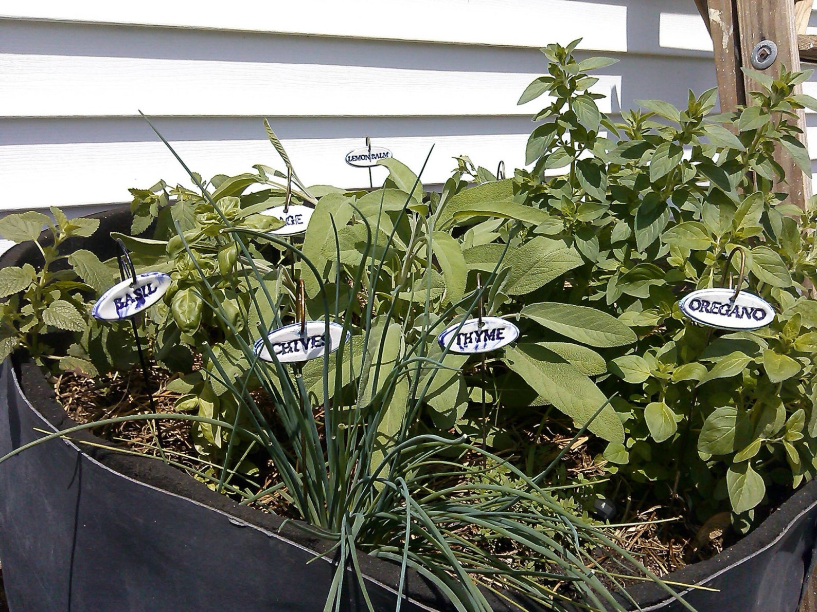 Herb Garden Hang Tags Stamp Set Clear Cling Unmounted Rubber Etsy