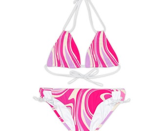 Träger-Bikini-Set (AOP)