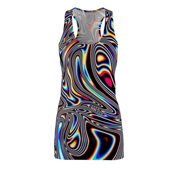 Women's Cut & Sew Racerback Dress (AOP)