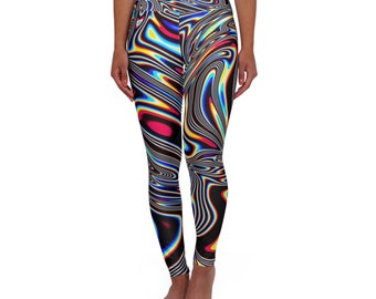 Leggings de yoga de cintura alta (AOP)