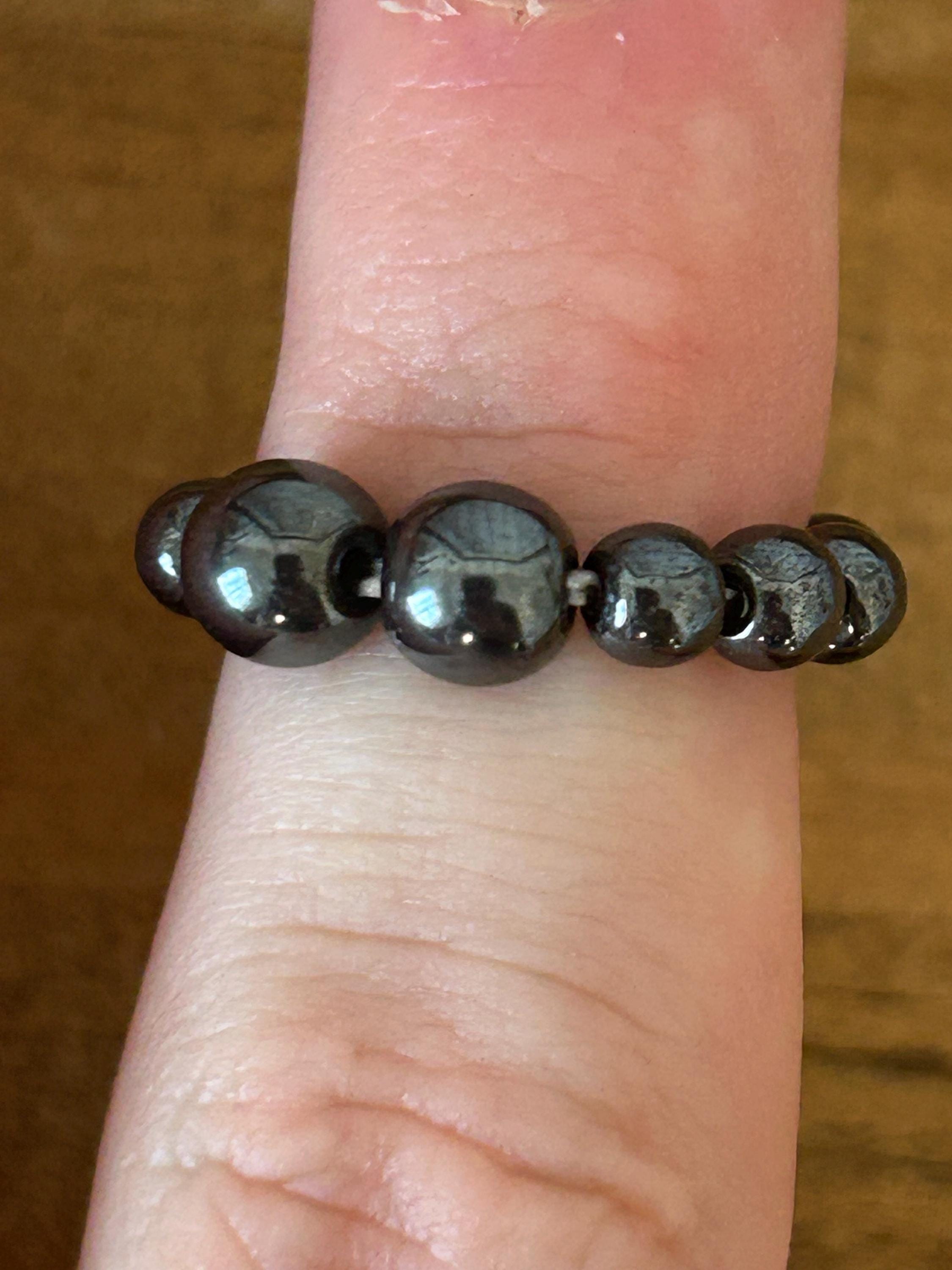 Bague En Hématite Sur Argent 925 - Taille 55, Noir, Style Ancien, Neuf Sans Emballage