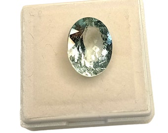 aigue marine ovale 4.86 carats