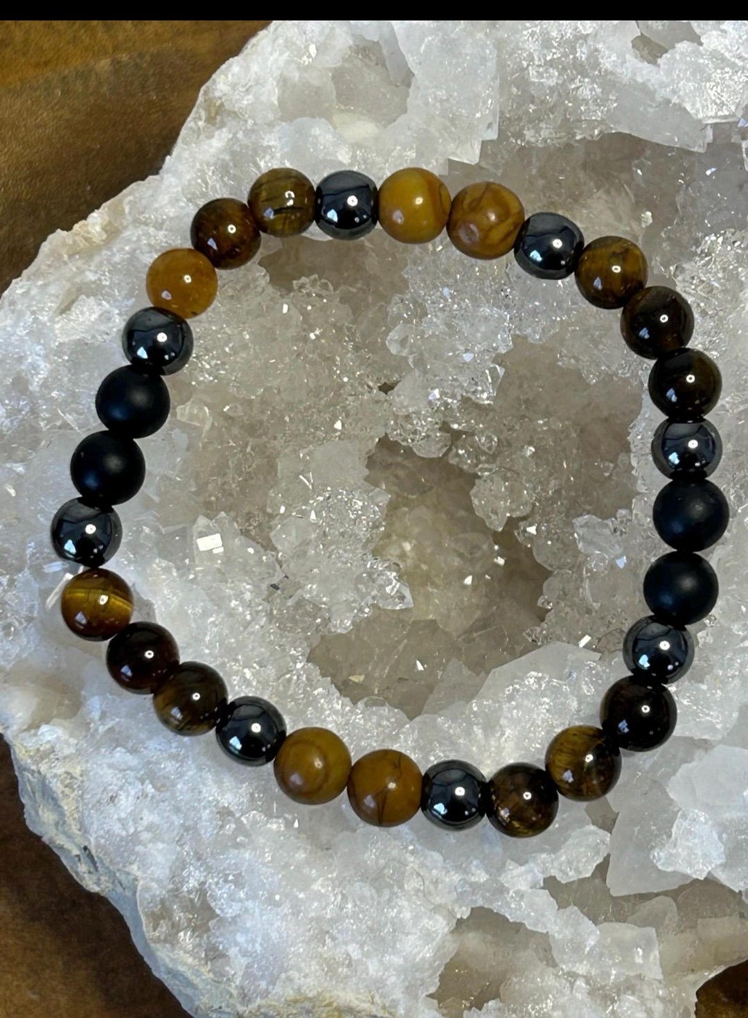 Chance Stone “intuitive Chance” Bracelet – Mix of Natural Stones – 18 Cm (6 Mm) - Etsy