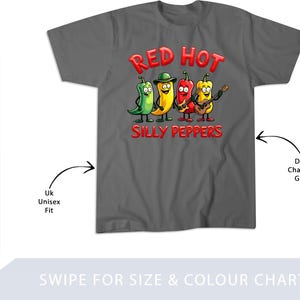 Red Hot Silly Peppers Funny Music Band Parody T-Shirt, Sweatshirt, Hoodie, Tote Bag - 256606