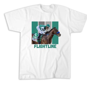 Flightline Shirt, Horse Racing USA Racehorse T-Shirt, Sweatshirt, Hoodie, Tote Bag - 256347