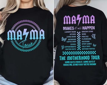 Mama Rock Tour Shirt, Mom Life, The Motherhood Tour Shirt, Concert Tee, Rock and Roll, Music Lover Tee, Tired As a Mother, Mothers Day Gift