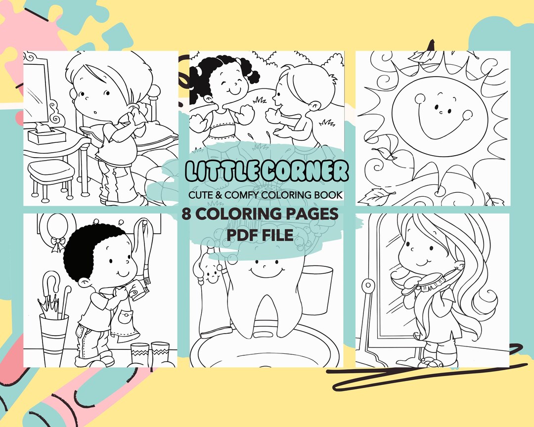 The Creative Toddler’s First Coloring Book for Ages 1-3: 8 Pages ...