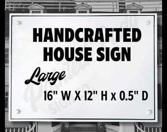 Custom Historic House Marker - Large | hand-painted signs & plaques