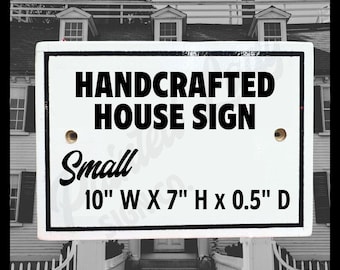 Custom Historic House Marker - Small | hand-painted signs & plaques