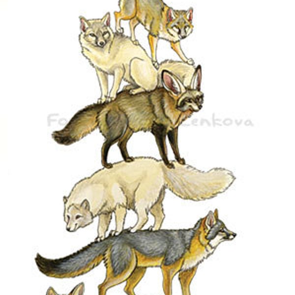 Fox Totem Etsy
