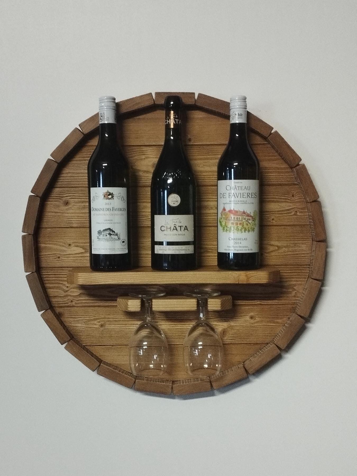 Rangement Vin Cave Bar Étagère Murale à Bouteilles Dripex - 11 Bouteilles - Métal Noir - 110,5x27x8,5 Cm - Montage Facile Présentation Bouteilles Cuisine