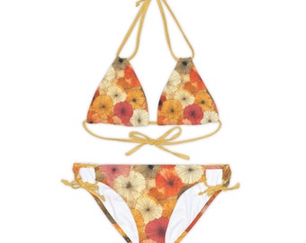 Ensemble bikini à lanières (AOP)