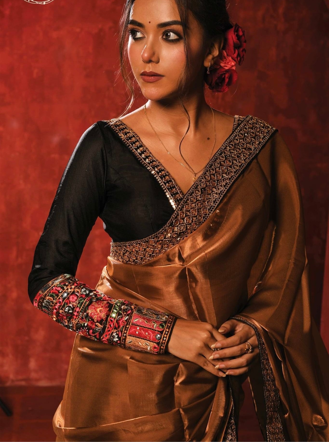 Buy Red Full Sleeve Saree Blouse Online In India - Etsy India, image size:1365x1834