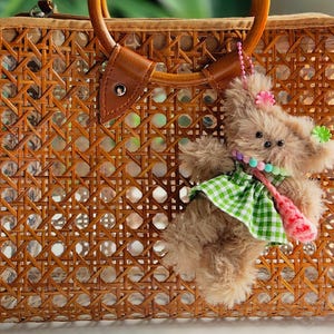 Custom bag charm doll | FLUFFY VARIANT | make your own doll keychain | choose between finished doll or DIY craft kit
