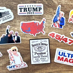 Trump Sticker Pack #2 - Waterproof, Weatherproof and American!!!
