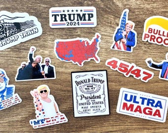 Trump Sticker Pack #2 - Waterproof, Weatherproof and American!!!