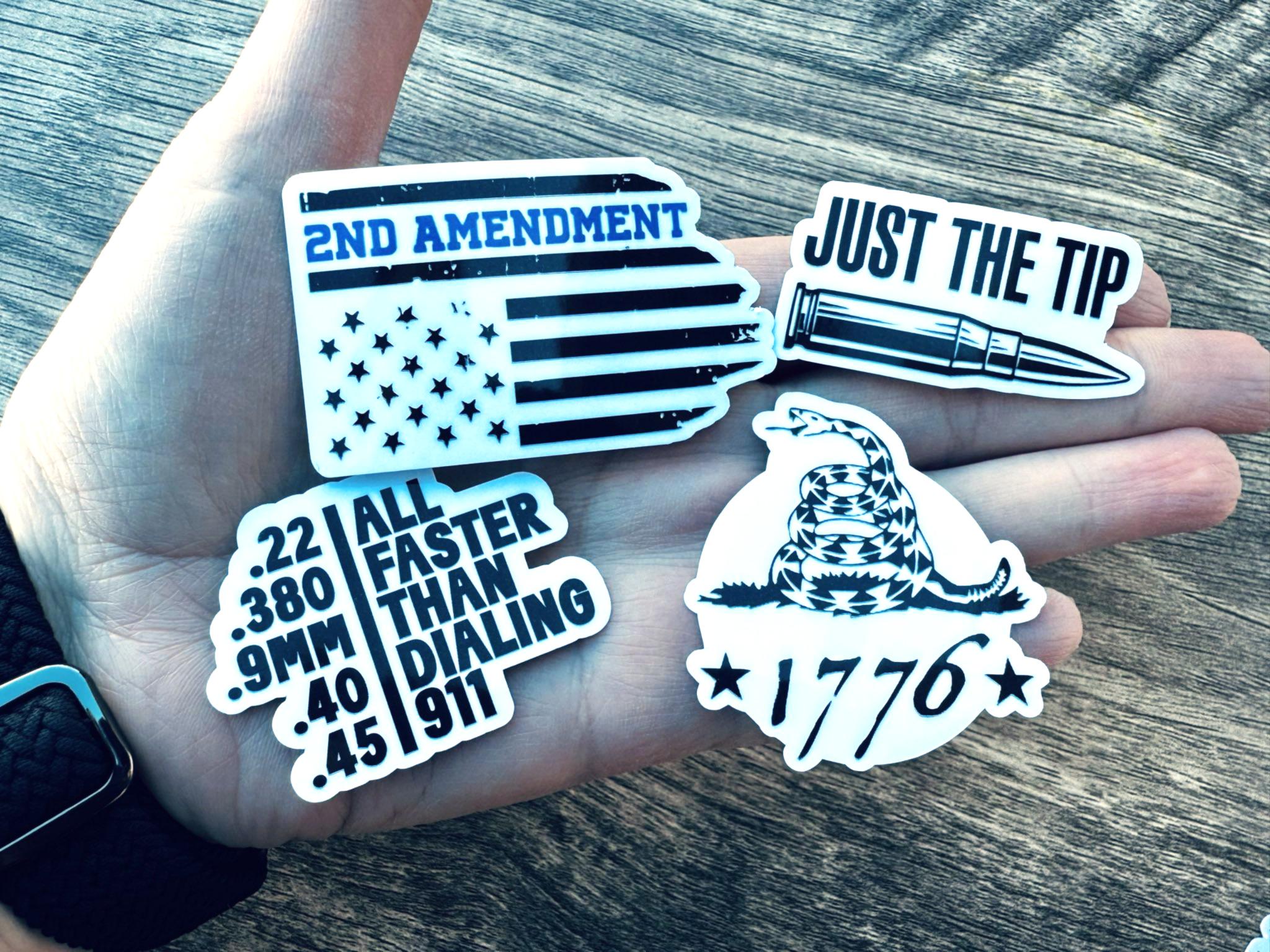 2nd Amendment Sticker Pack - Waterproof - Etsy