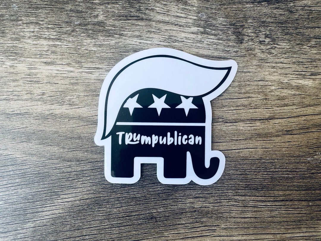 Republican't Sticker Trumpublican Republican Sticker Waterproof 3 Inches - Etsy