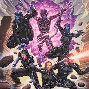 XMEN Apocalypse Heroes Movie Poster Comic Art Print Signed Guy Dorian Sr.