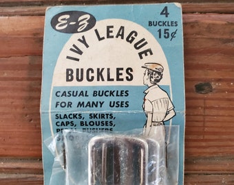 Vintage Ivy League Buckles NEW in Pkg FREE SHIPPING