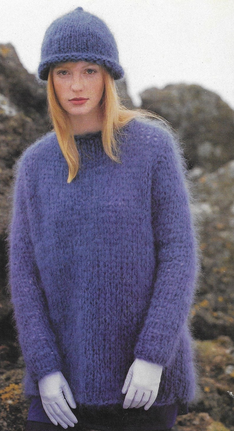 Mohair Knitting Pattern PDF Pattern Download for Easy Quick Etsy