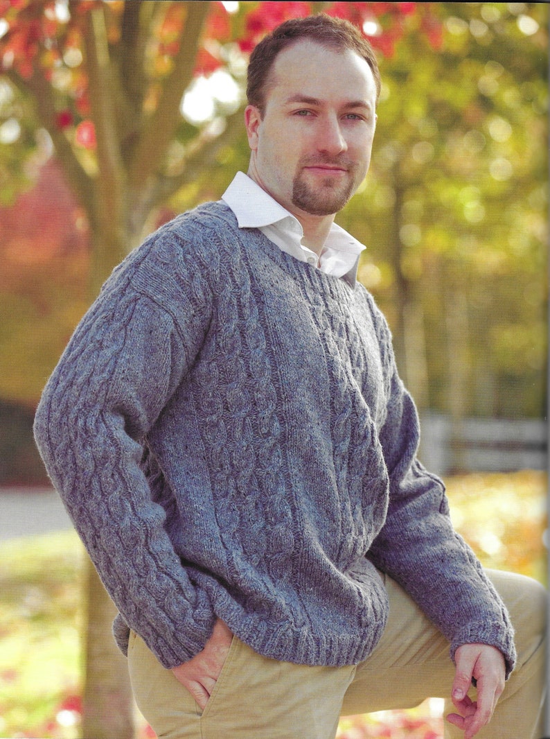 Knitting Pattern PDF Pattern Download Worsted Weight Aran Etsy