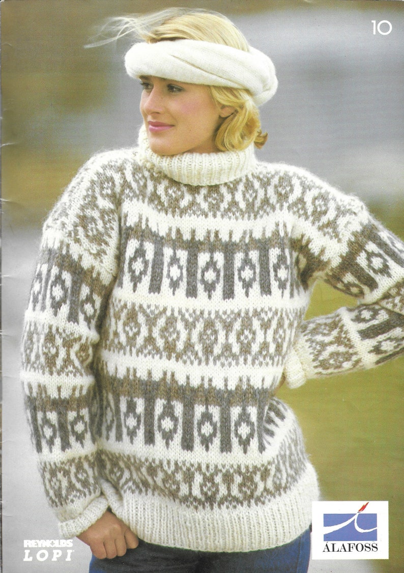 LOPI Knitting Pattern PDF Pattern Download for RETRO Lopi Etsy Canada