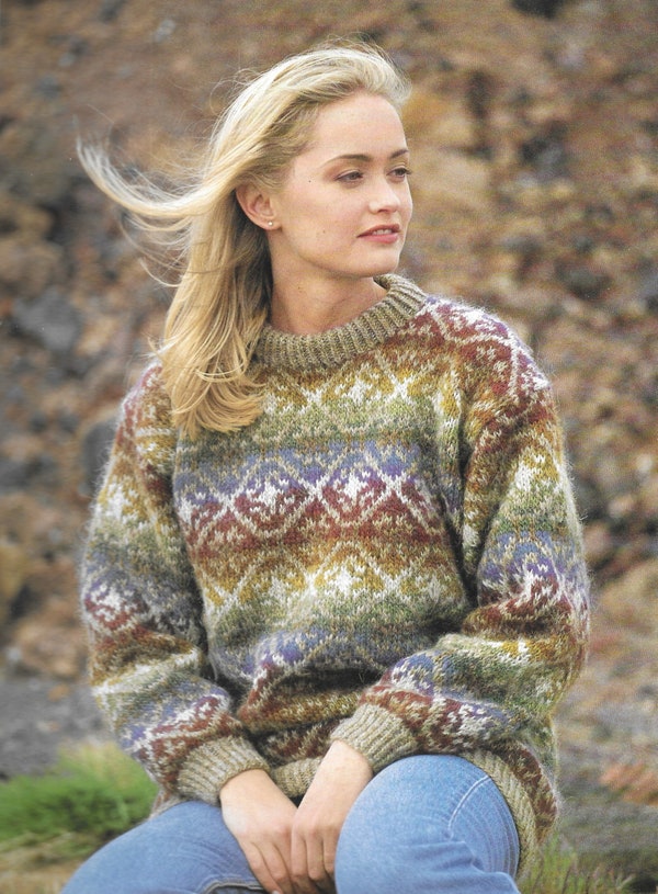 Fairisle Sweater Pattern Pdf Instant Download Etsy Canada