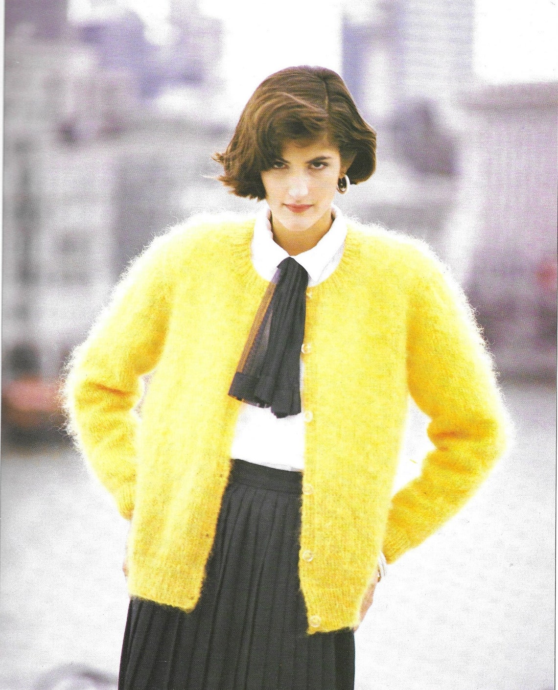 Mohair Knitting Pattern PDF Pattern Download for RETRO Basic Etsy Canada