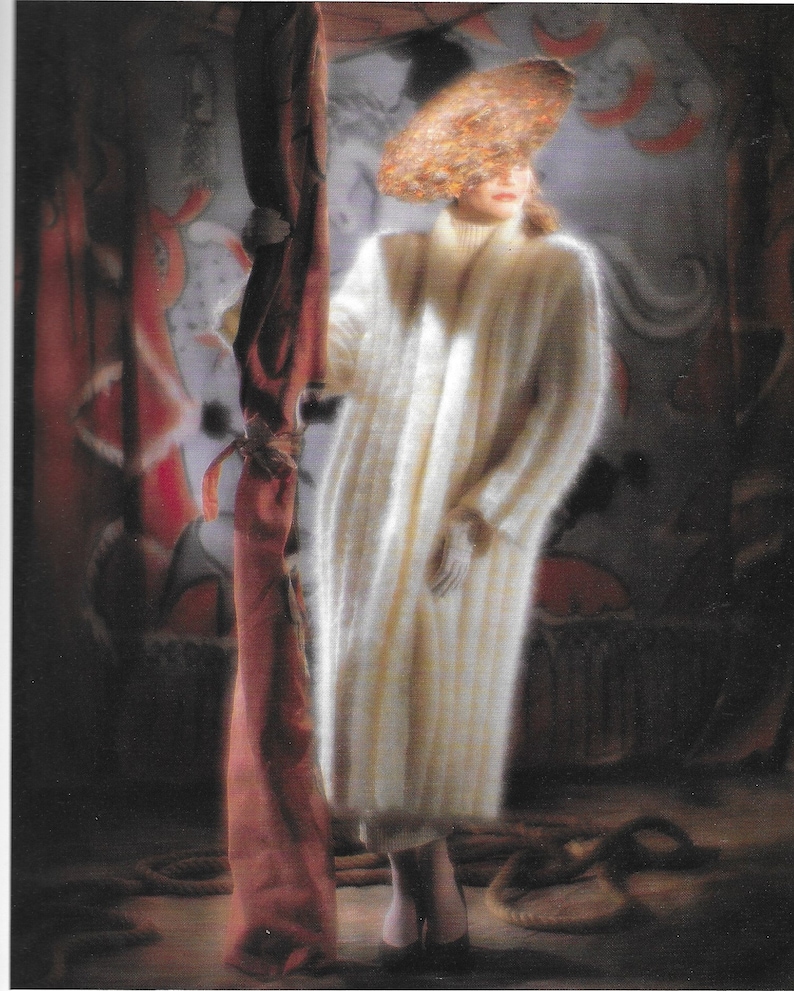 Mohair Coat Knitting Pattern PDF Pattern Download for RETRO Etsy Canada