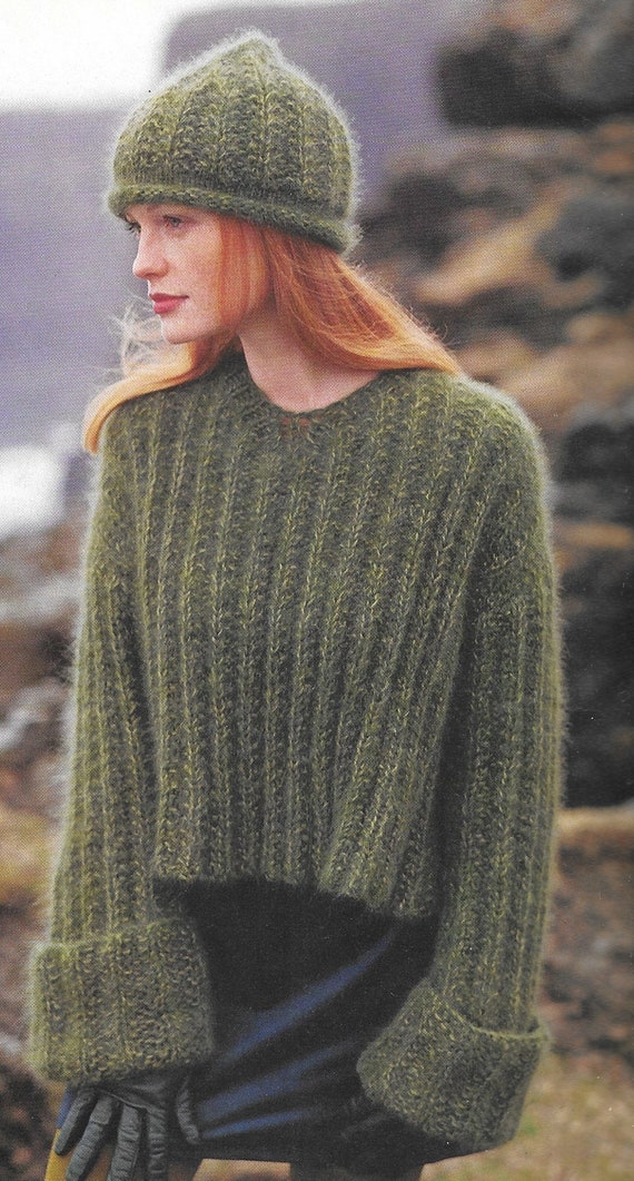 Mohair Knitting Pattern PDF pattern download for Easy Etsy
