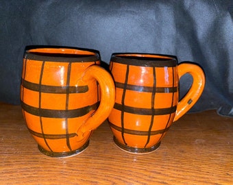 set of 2 Handmade Moroccan Traditional Clay Mug