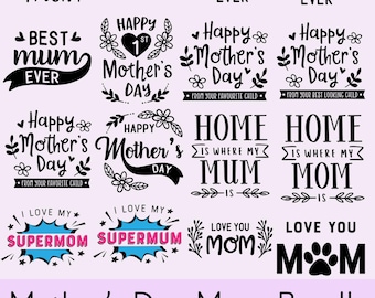 Mother's Day Mega bundle SVG and PNG files!