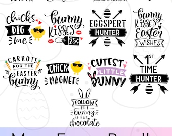 Mega Easter Bundle SVG and PNG files!