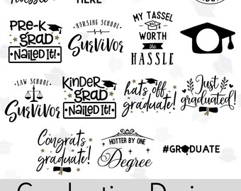 Graduation bundle SVG and PNG files!